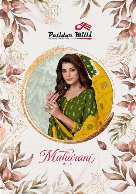 Patidar Maharani Vol-4 series 4001-4010 pure cotton suit 