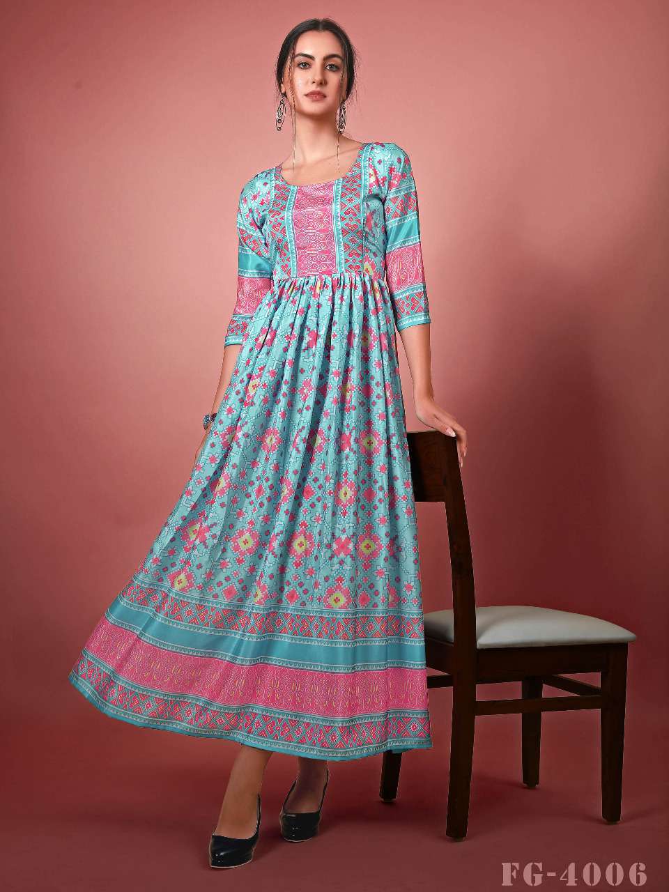 pr jennifer series 4006-4009  Chinon Digital Printed kurti