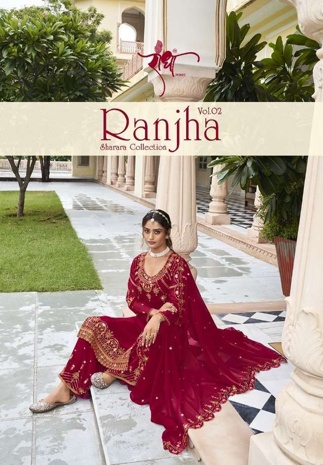 radha trendz ranjha vol 2 series 991-995 georgette suit