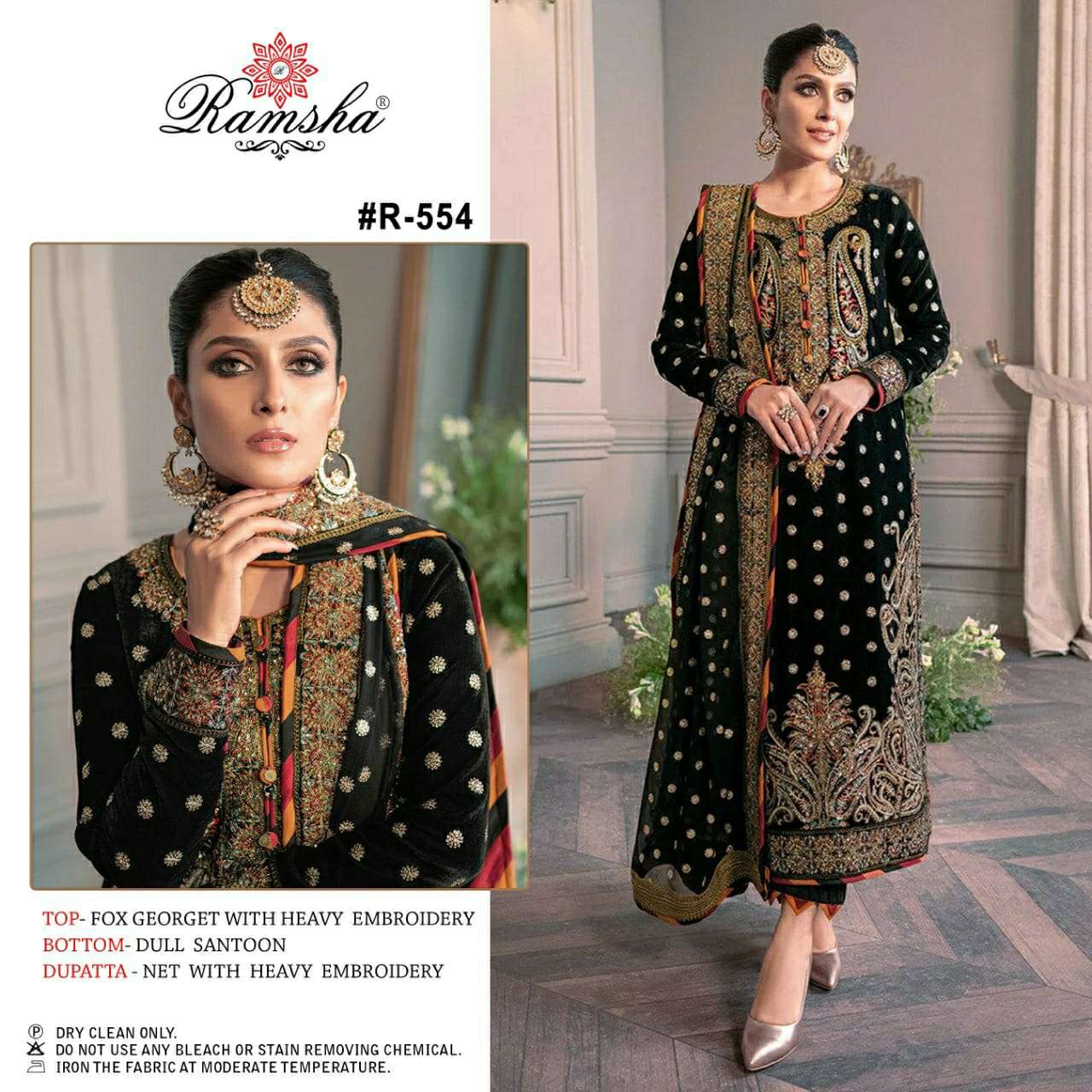 ramsha R-554 designer georgette suit 