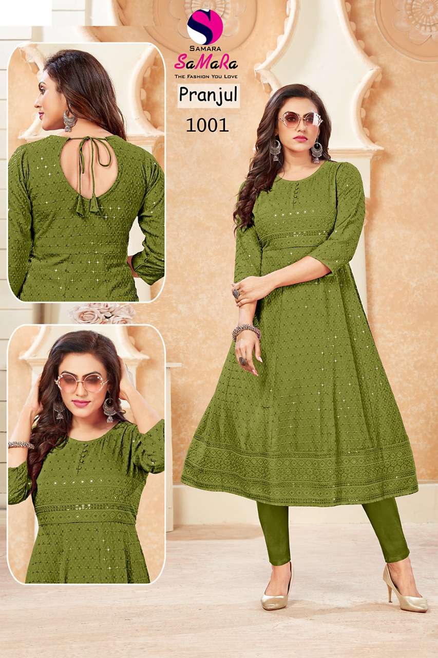 Aradhna Honey And Rose 1 Embroidery Kurti Collection