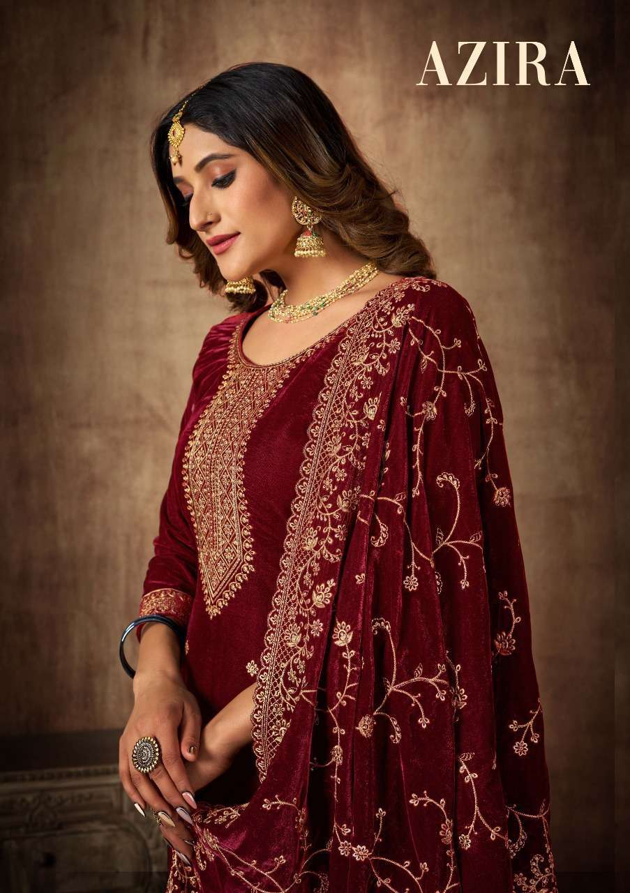 sargam azira series 822 premium 9000 velvet suit