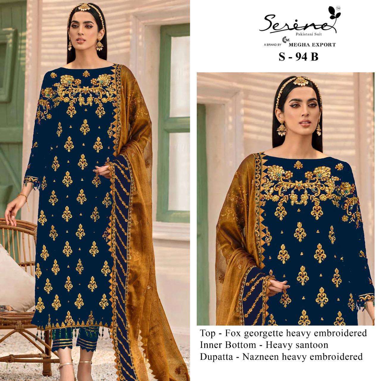 serine s 94 faux georgette embroidery suit 