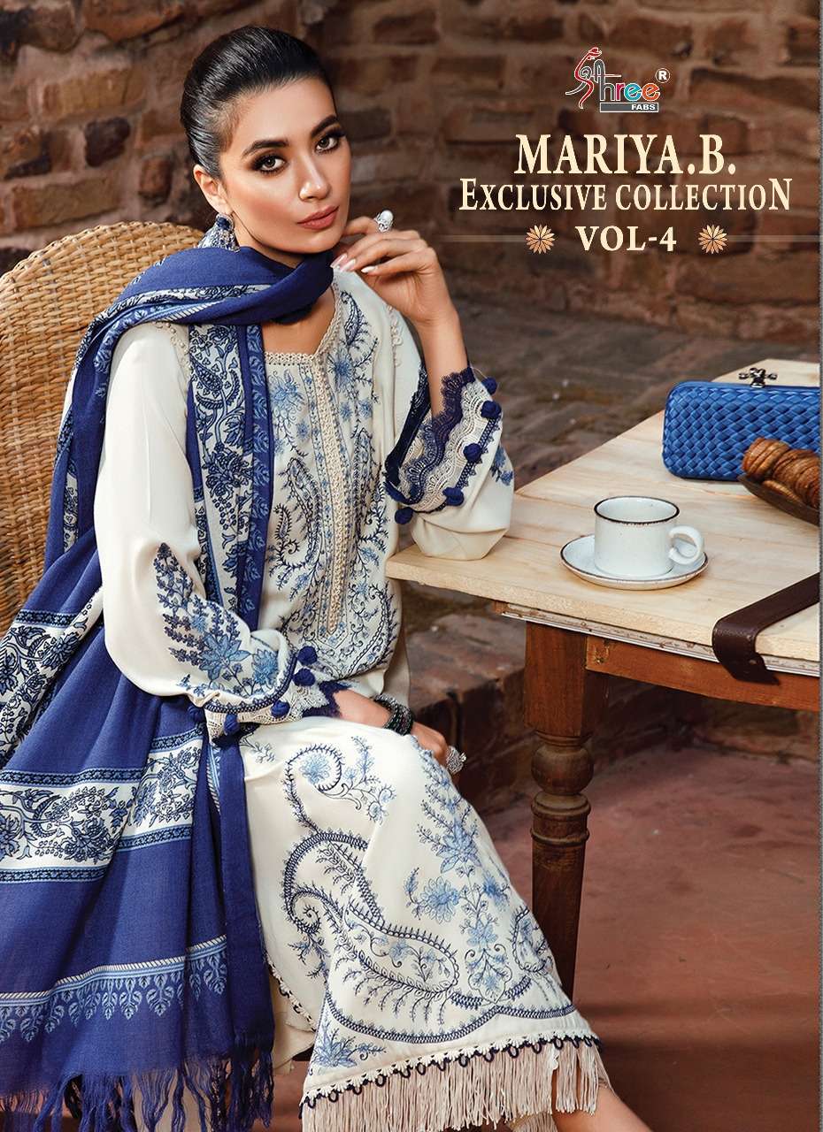 shree fabs mariya b exclusive vol 4 series 2491-2498 rayon cotton suit 