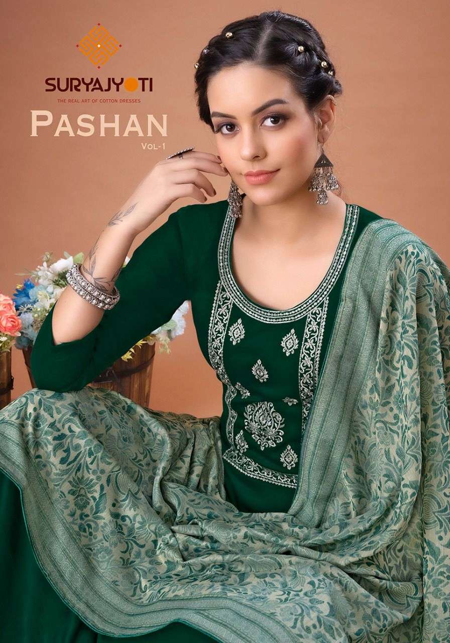 Suryajyoti Pashan vol-1 series 1001-1006 jam satin suit 