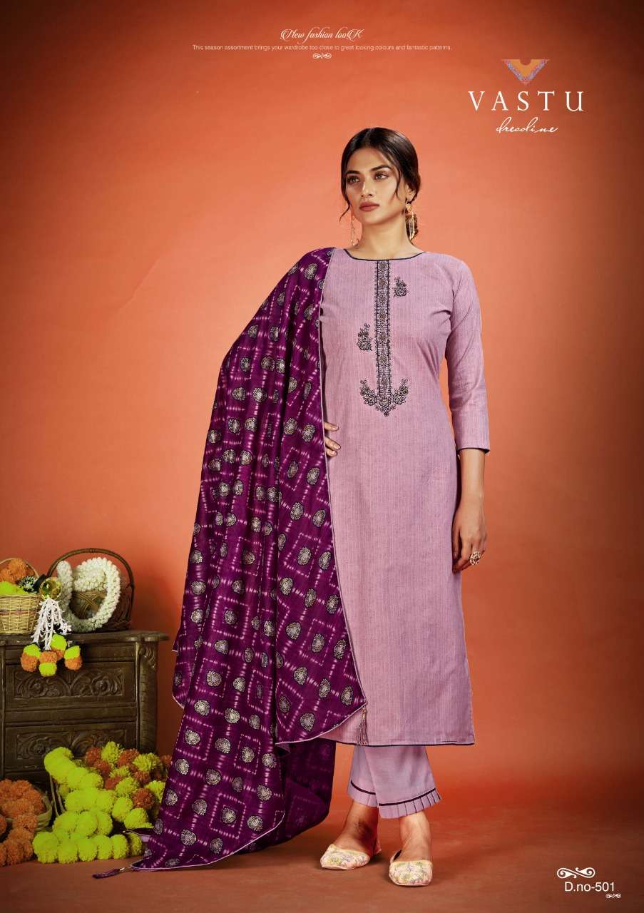 Vastu Netra Vol-5 series 501-510 Pure Lawn Cotton suit