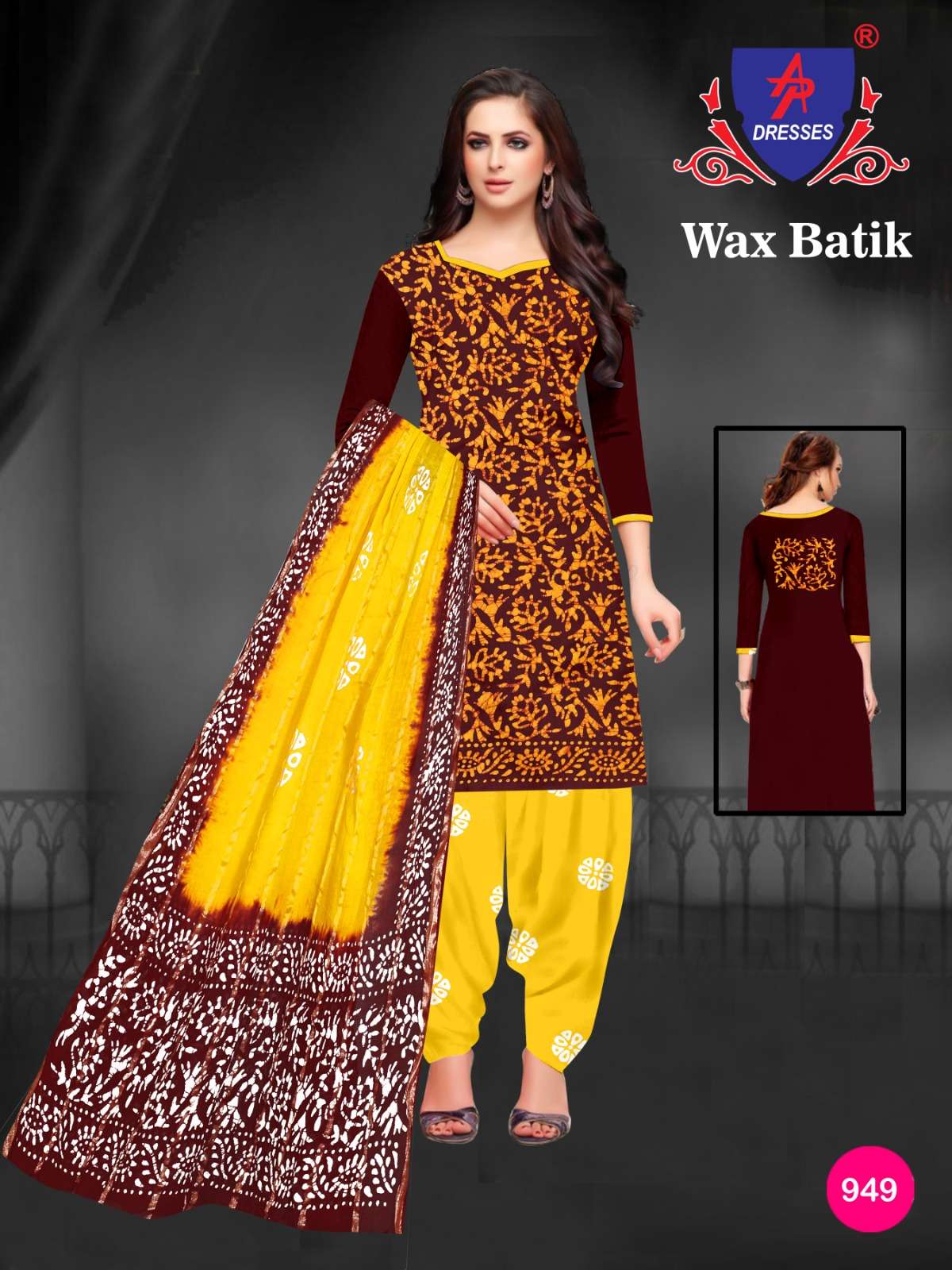 Ap Dresses Cotton Wax Batik Vol-9 series 948-957 pure cotton suit 