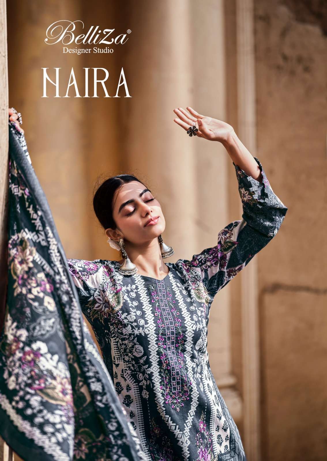 belliza naira series 471001-471010 pure cotton suit 