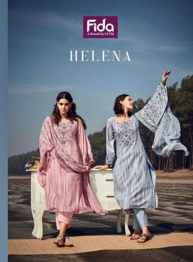 fida helena series 1001-1006 fancy printed suit
