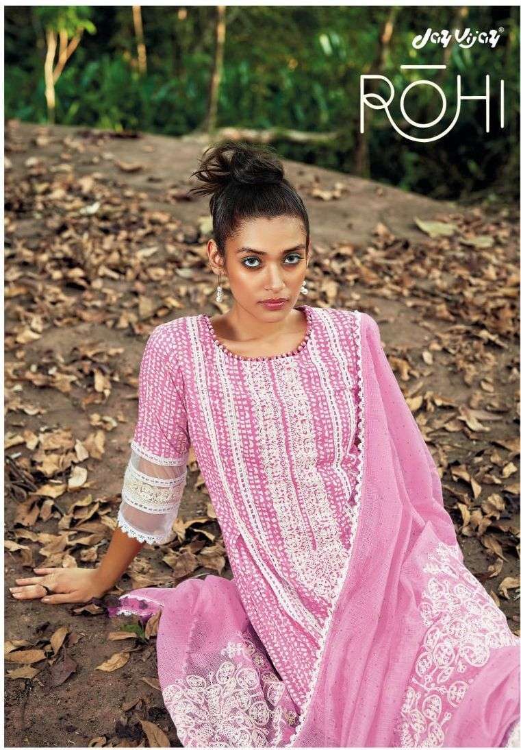 jay vijay rohi series 6981-6988 pure cotton suit 