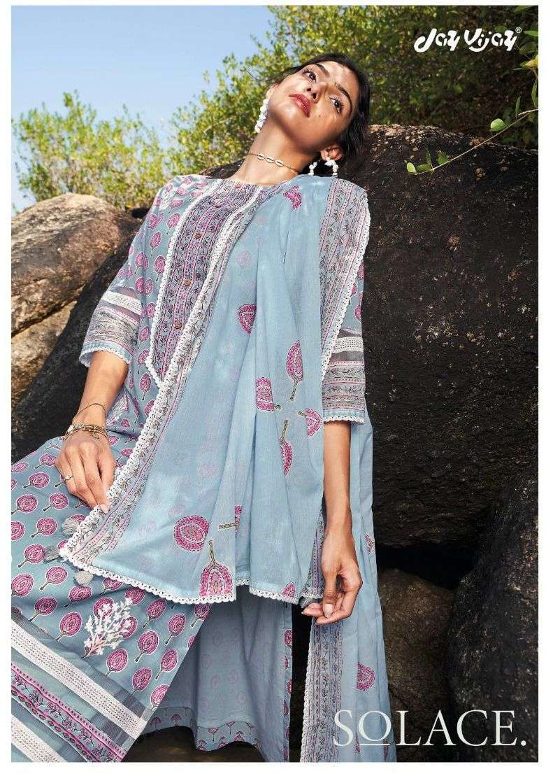 jay vijay solace series 7681-7688 pure cotton suit 