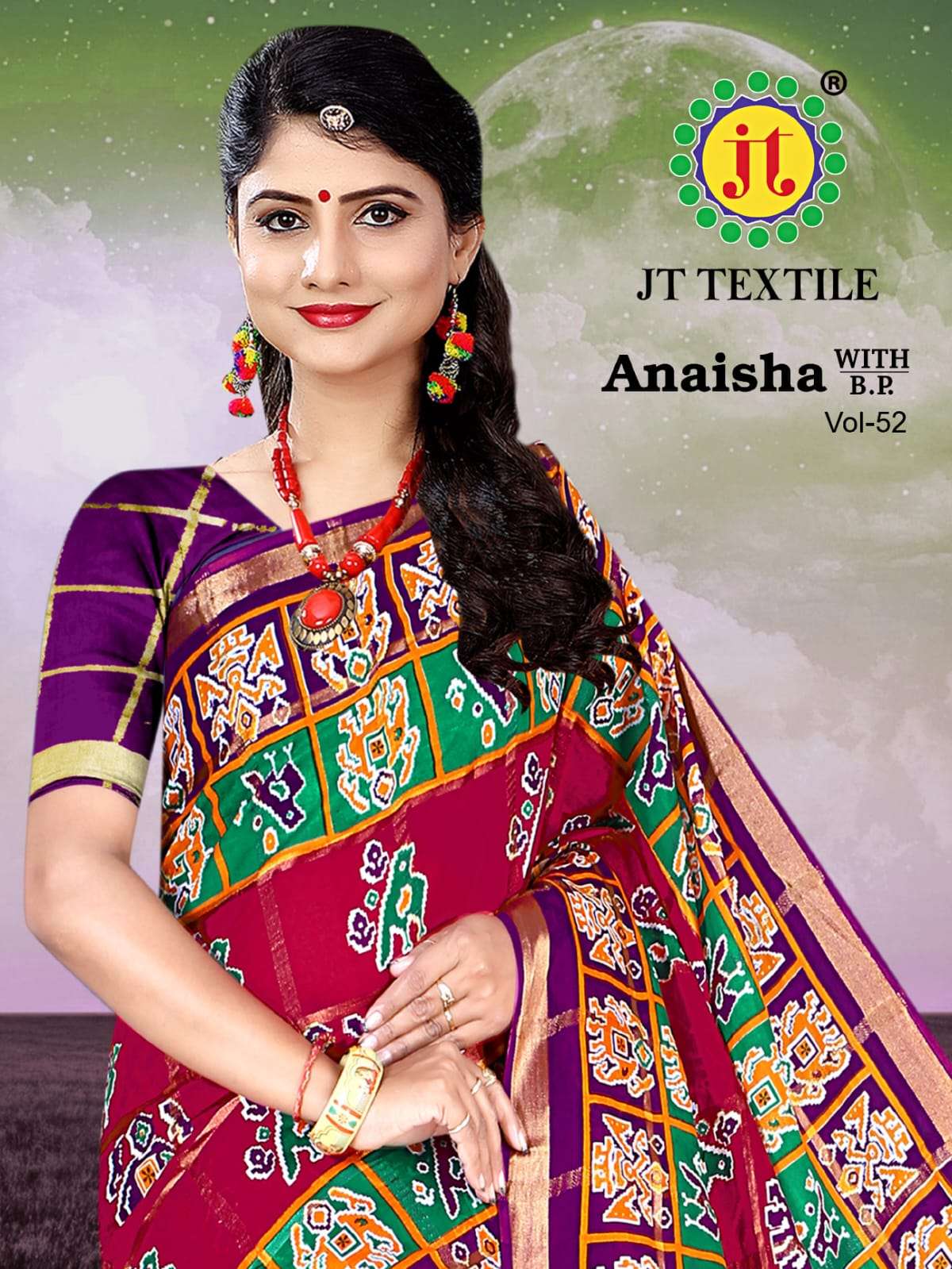 Jt Anaisha Vol-52 52001-52010 pure cotton saree