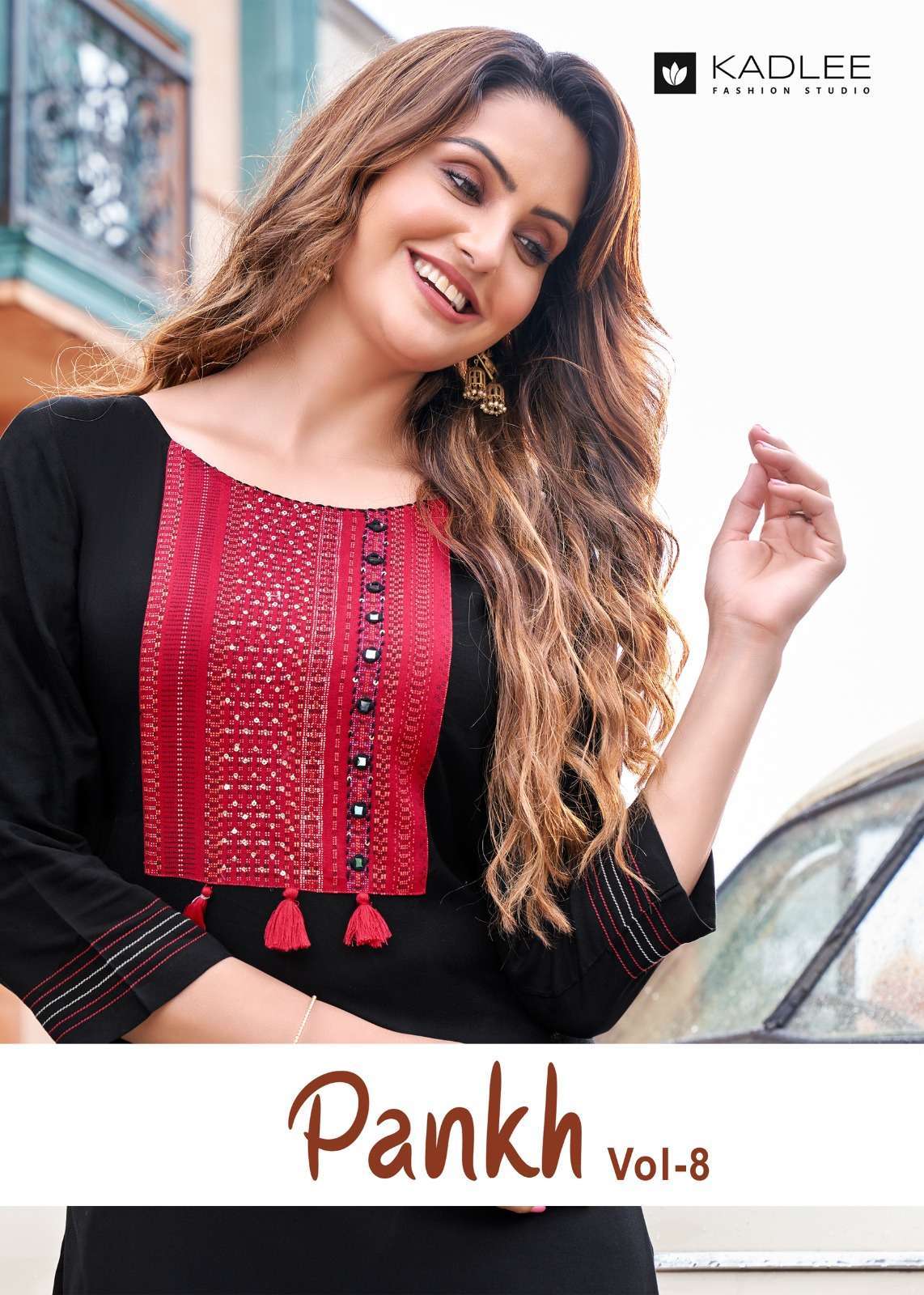 kadlee pankh vol 8 series 2054-2059 heavy rayon kurti 