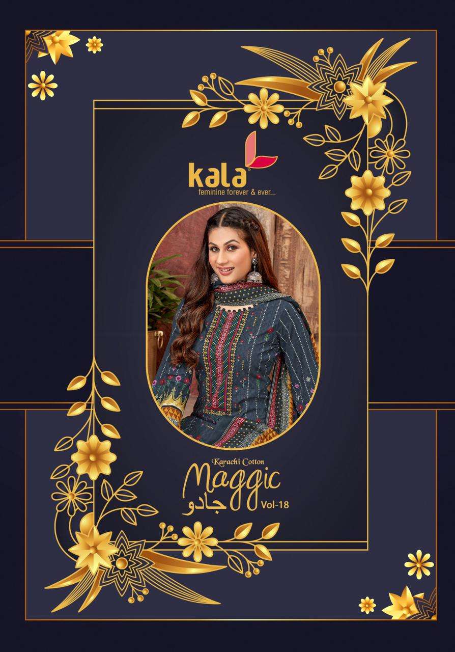 kala maggic vol 18 series 4301-4306 pure premium cotton suit 