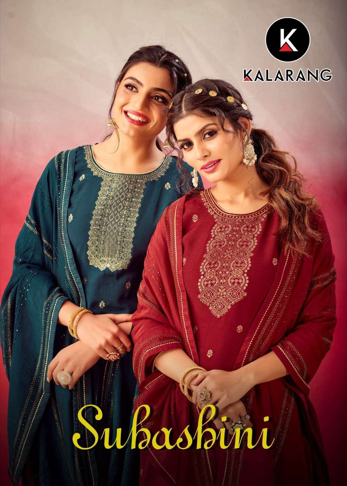 kalarang suhashini series 10301-10306 pure muslin dola jacquard suit 