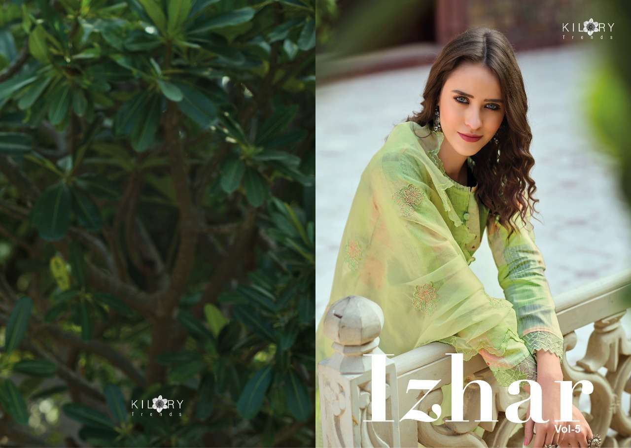 kilory trendz izhar-5 series 301-306 pure jam cotton suit 