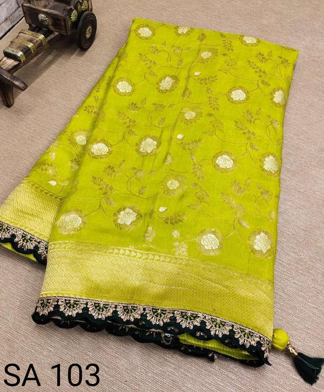 kimora sindhuri rani designer pure dola silk saree 