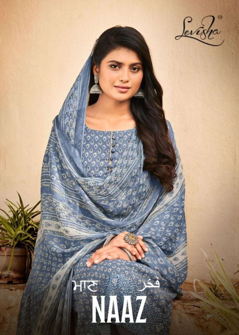 levisha naaz series 1013-1020 cambric cotton suit 