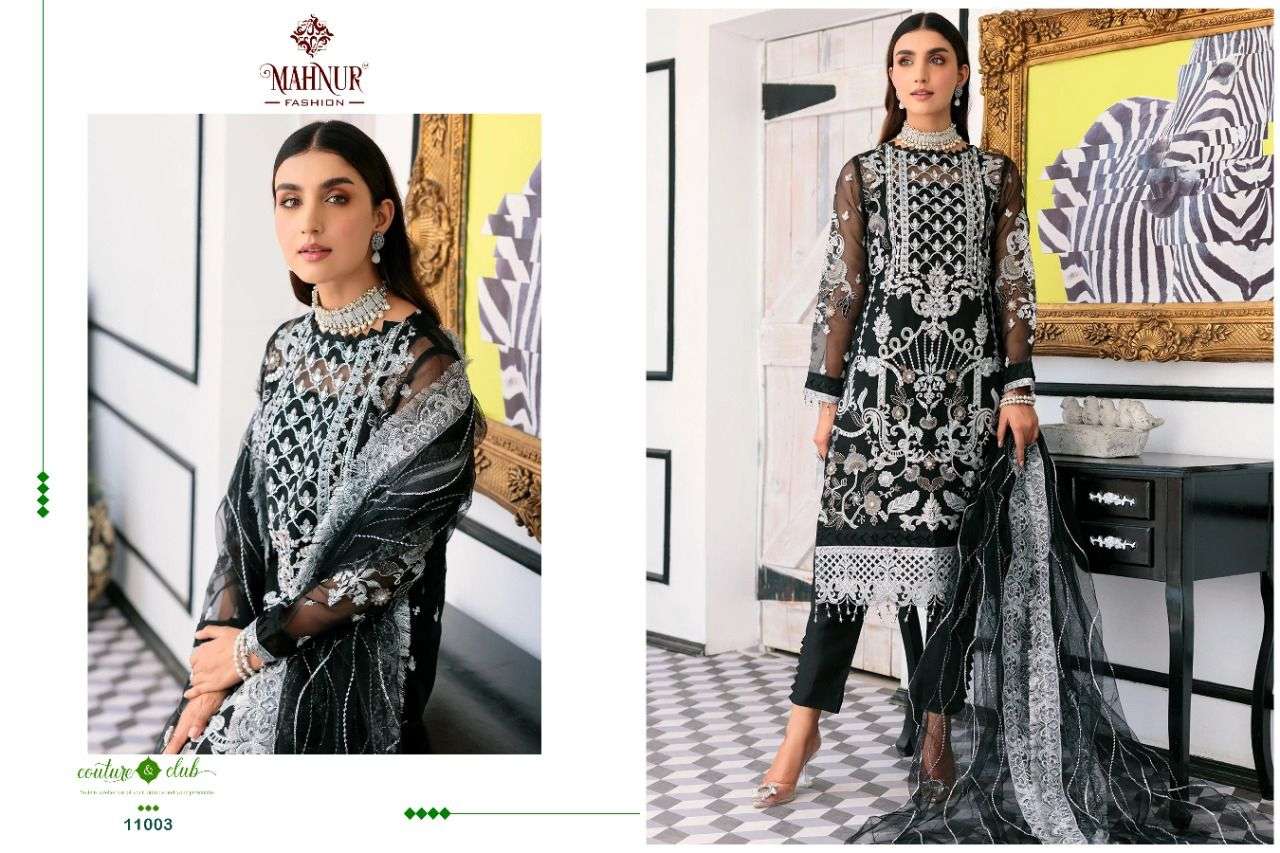 mahnur M-11003 designer heavy georgette suit 