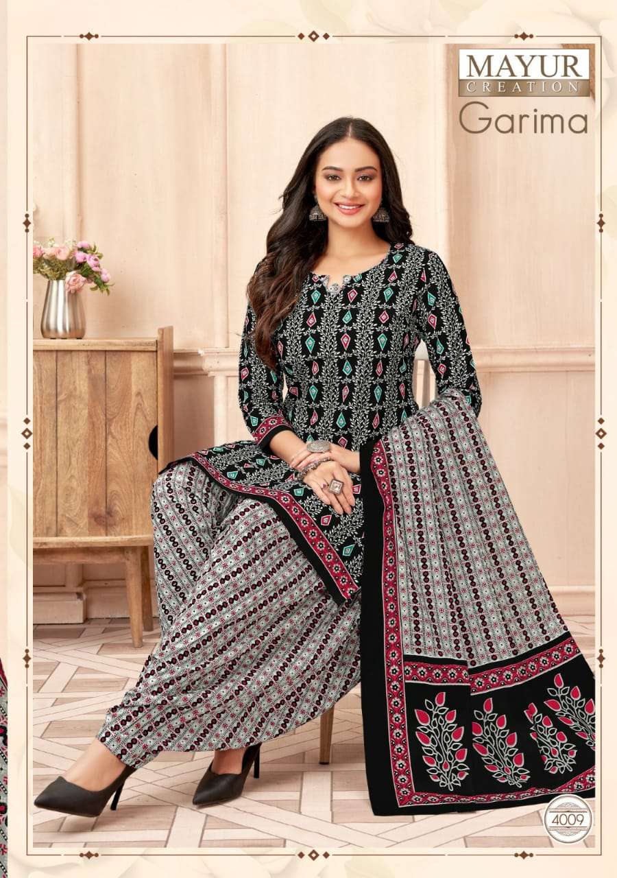 Mayur Garima Vol-4 series 4001-4010 Pure Cotton suit