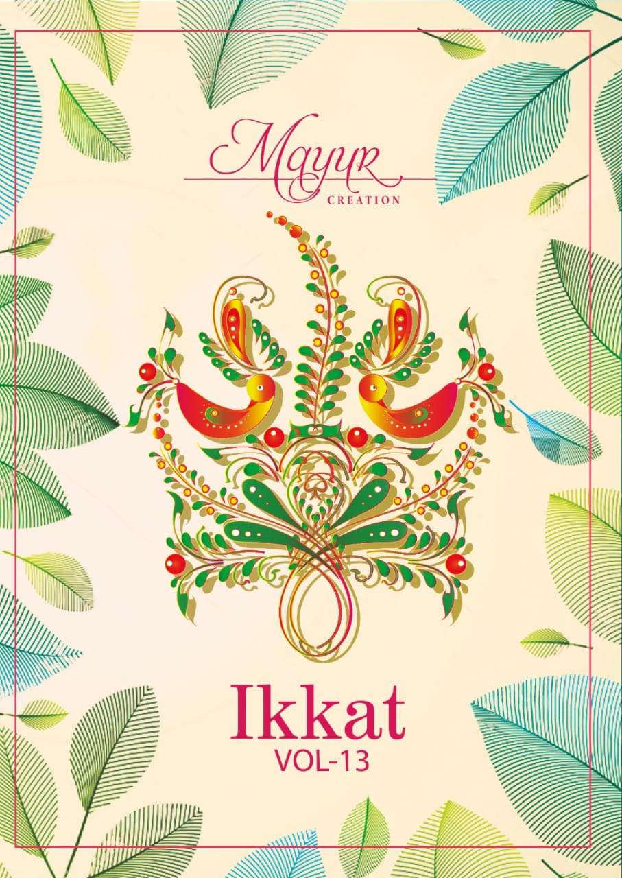 Mayur Ikkat Vol-13 series 1301-1310 pure cotton suit 