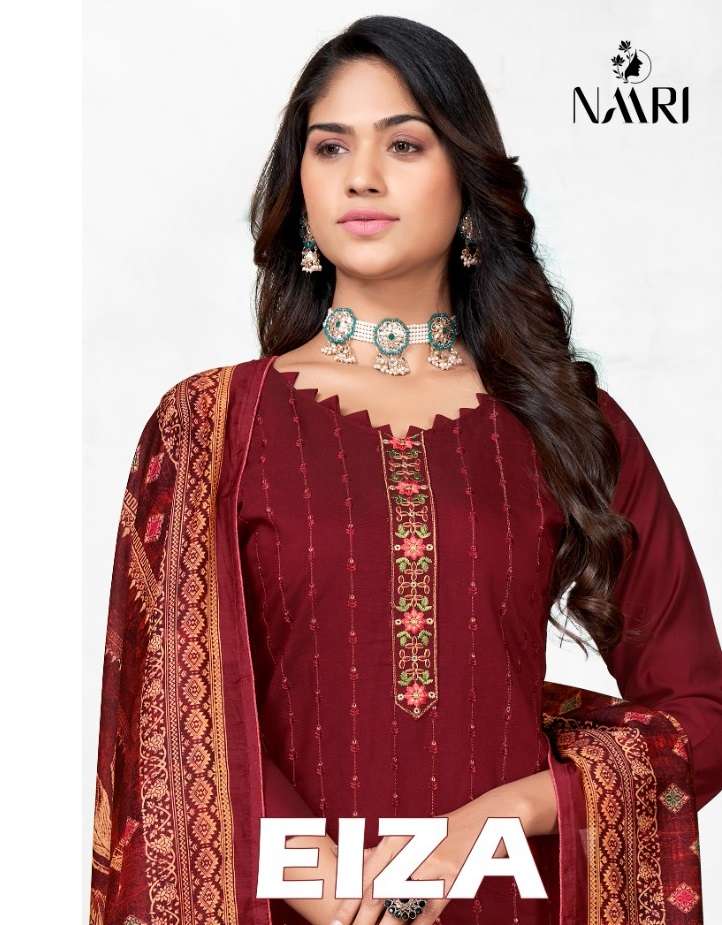 naari eiza series 4701-4704 Pure Tensilk With Linning Work suit