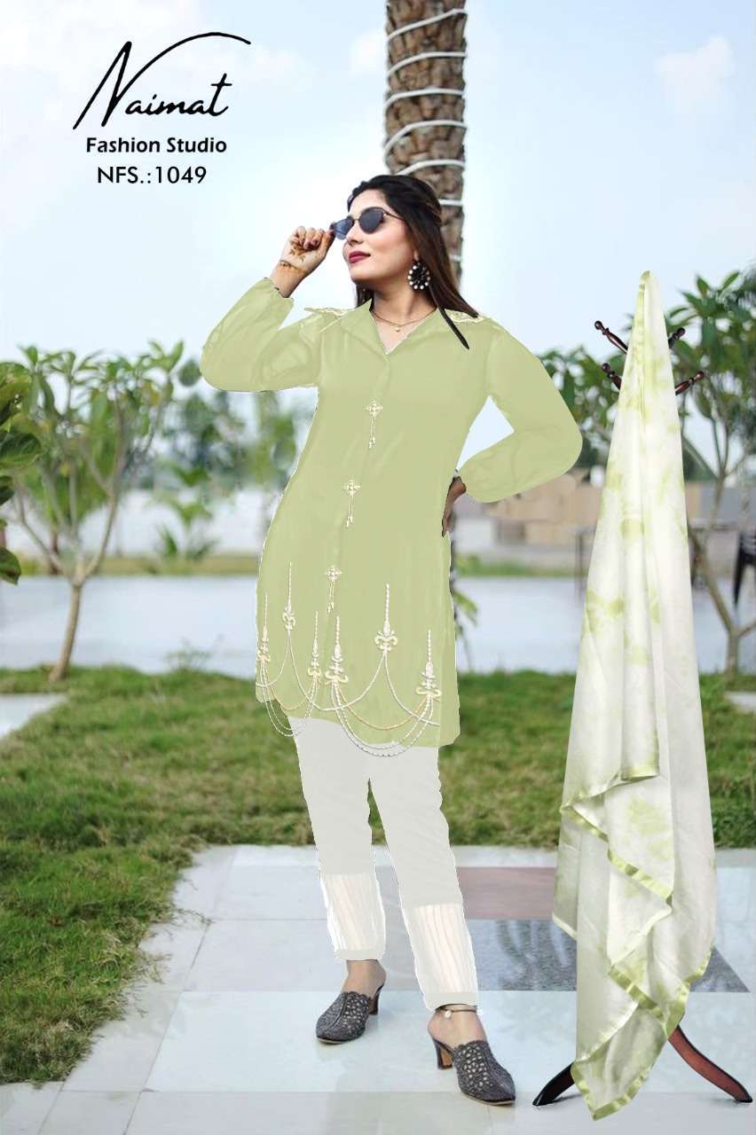naimat nfs 1050 Pure Georgette With Inner Santoon readymade suit 