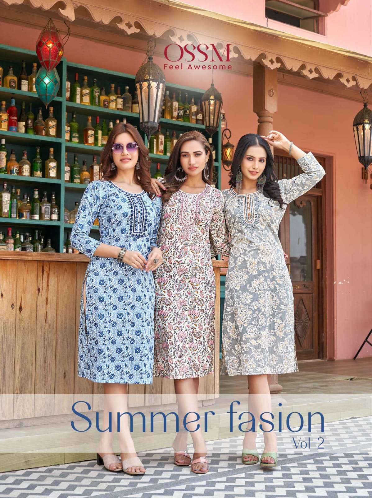 ossm summer fashion vol 2 Pure Cotton Print kurti