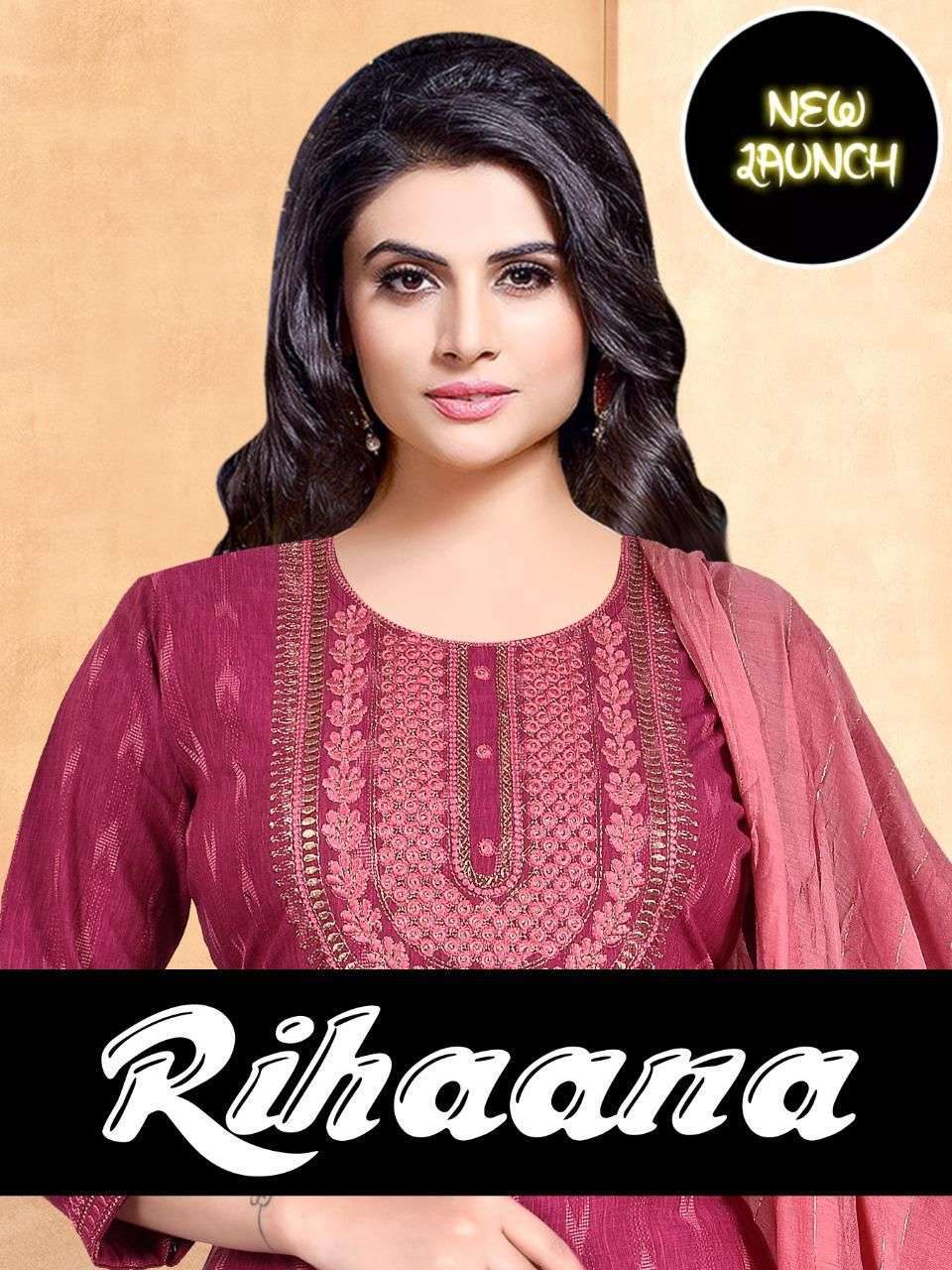 plaitnum rihaana vol 2 series 101-108 fancy readymade suit 