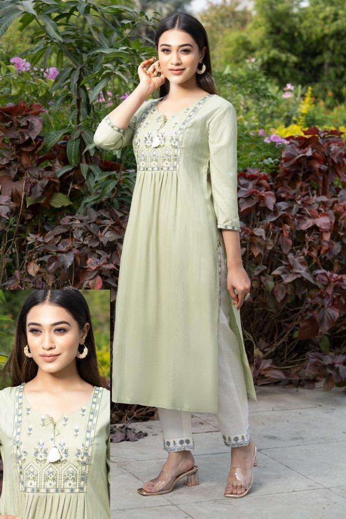 pr 1347 cotton kurti set 