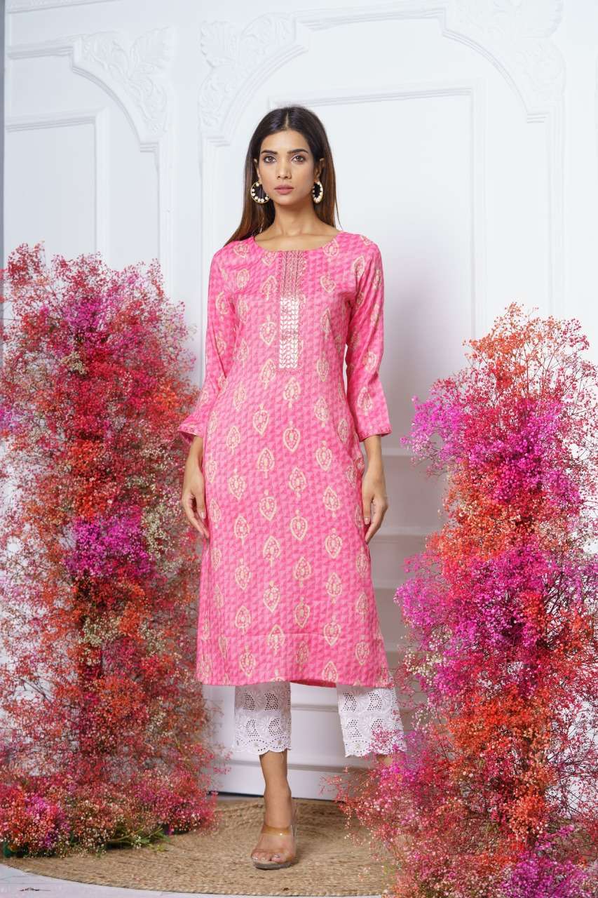 pr 1780 rayon two tone kurti 