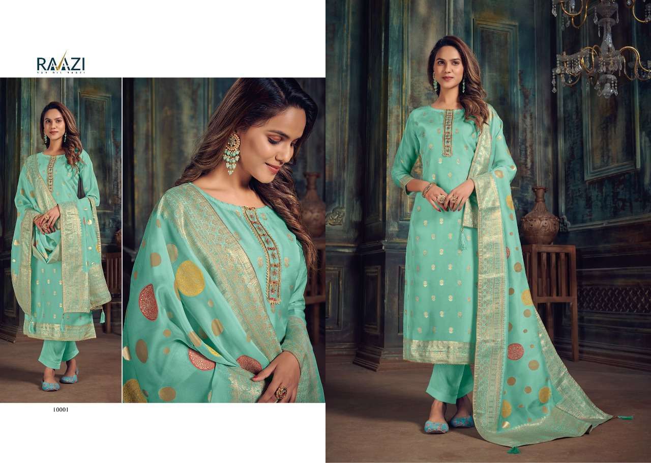 rama fashion anamika series 1001-1006 pure banglori silk suit