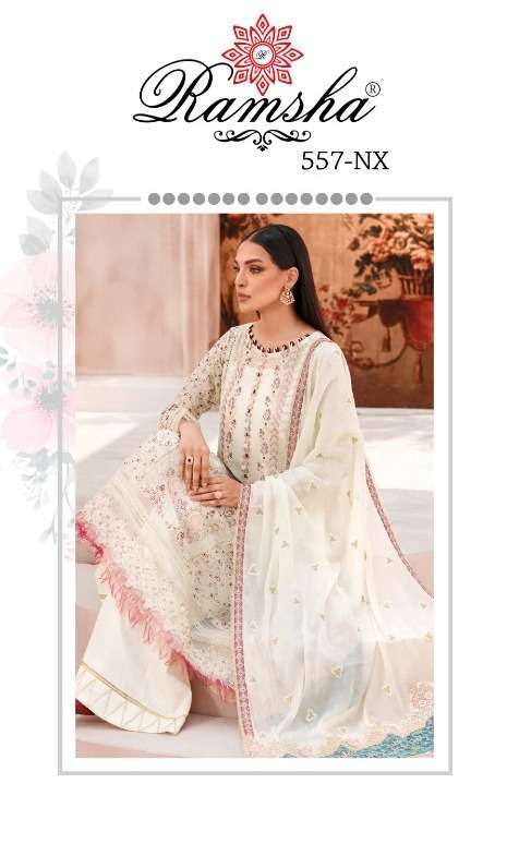 ramsha R-557 nx georgette embroidery suit 