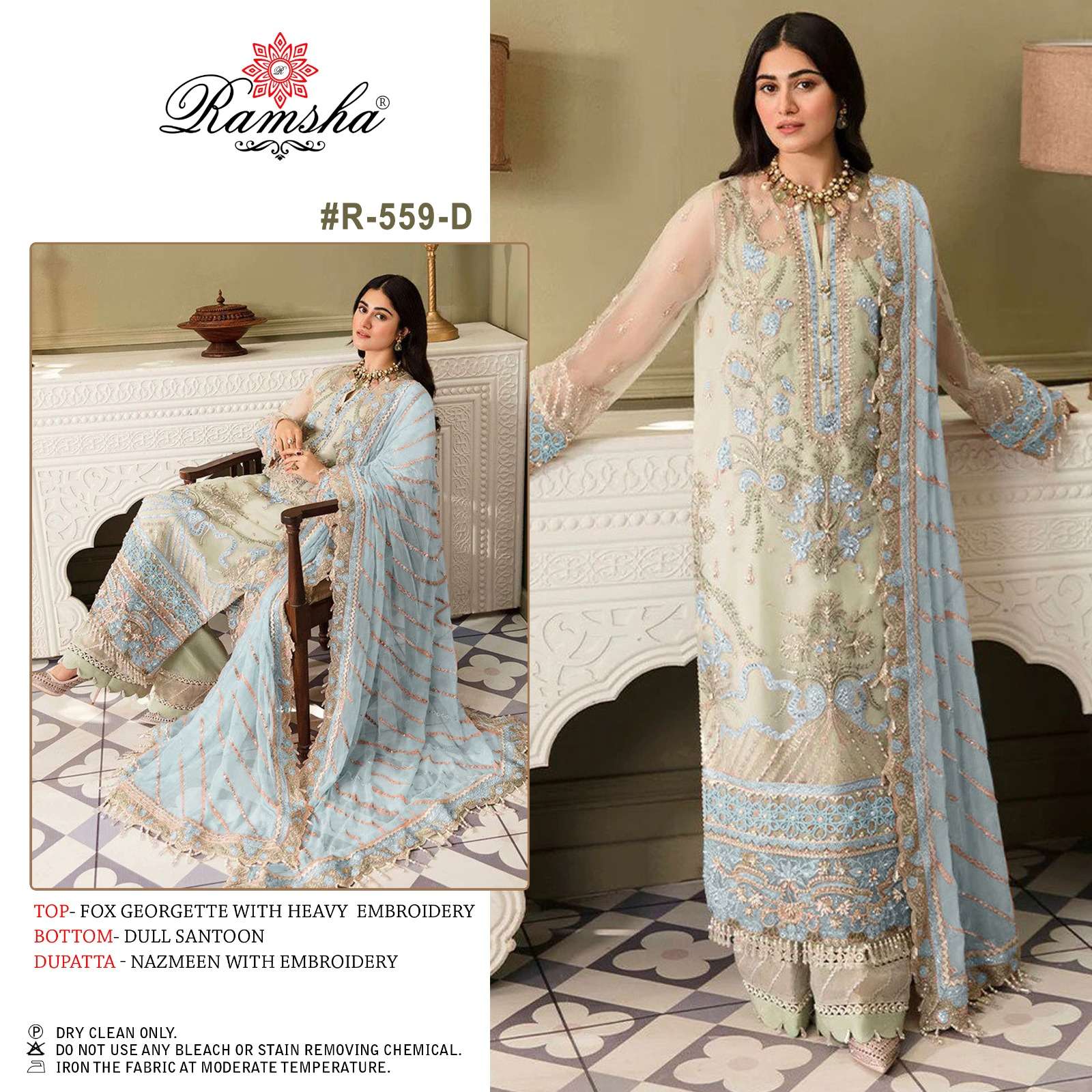 ramsha R-559 nx designer georgette suit 