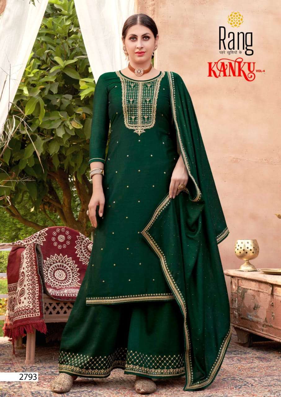 rang kanku vol 4 series 2791-2794 pure vichitra silk suit 