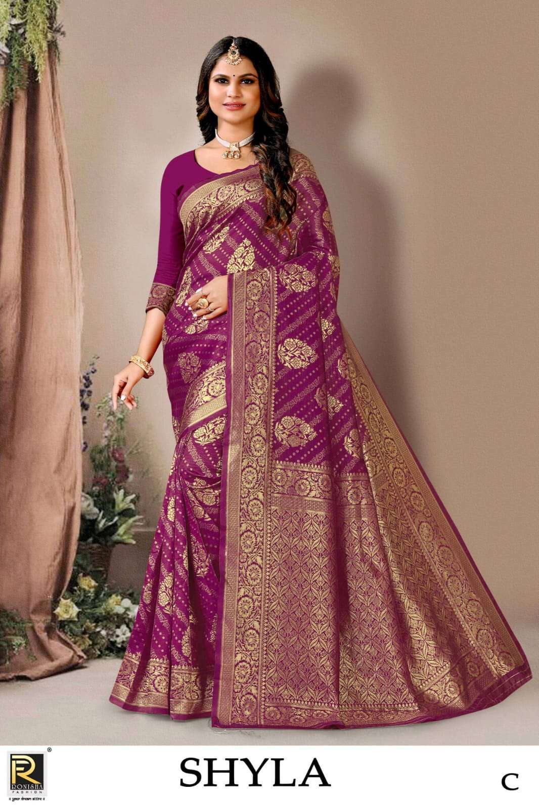 Women's Purple Color Silk Saree Collection - Dwija Fashion | Saree  collection, Silk sarees, Women