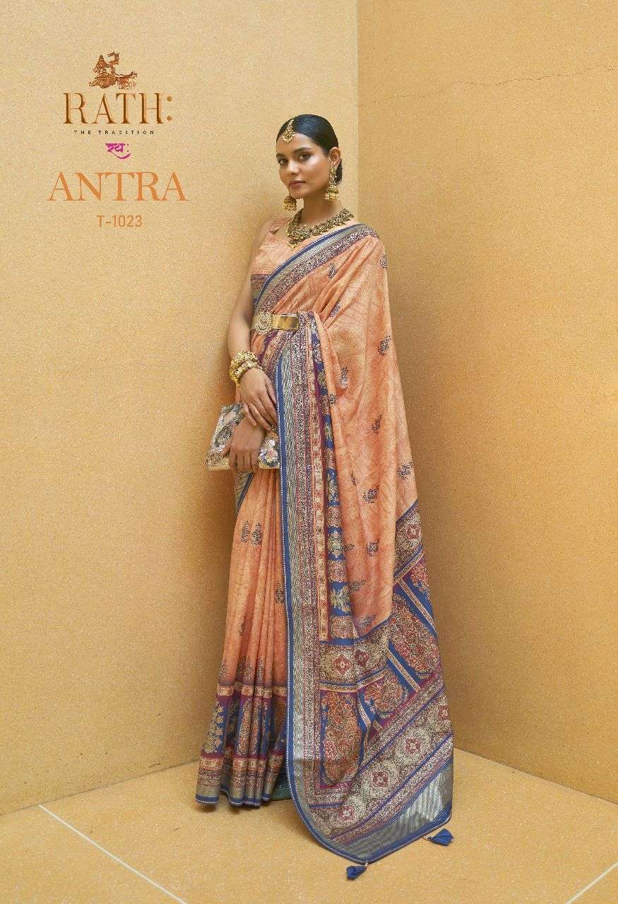 rath antra vol 1 series 1021-1029 dola silk saree 