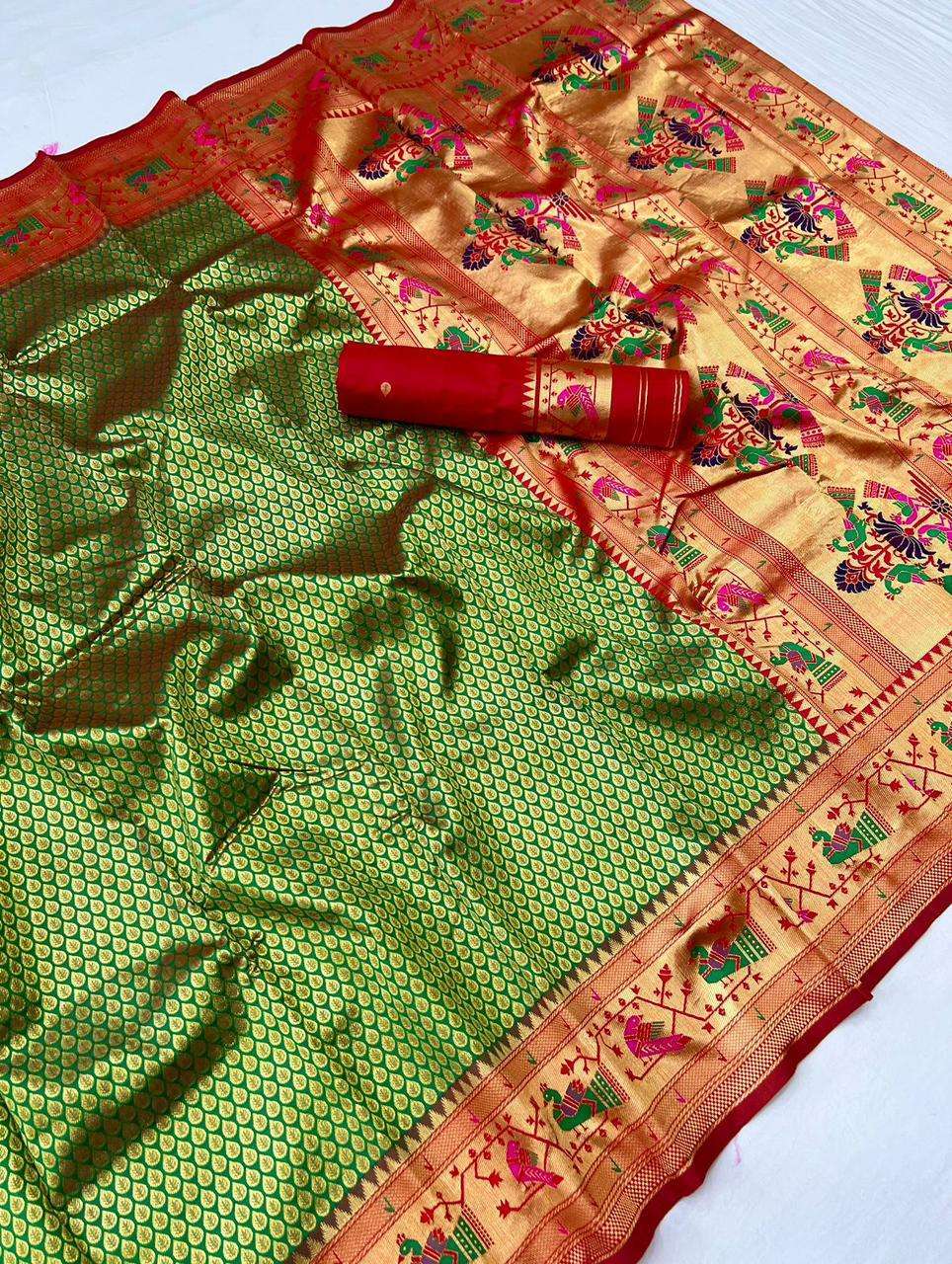 revanta ishani pure silk printed saree 