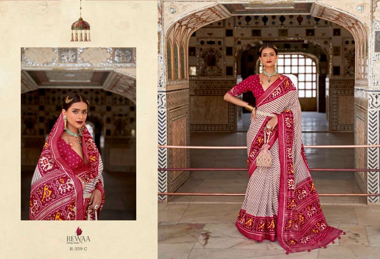 rewaa patrni vol 1 designer patola silk saree 