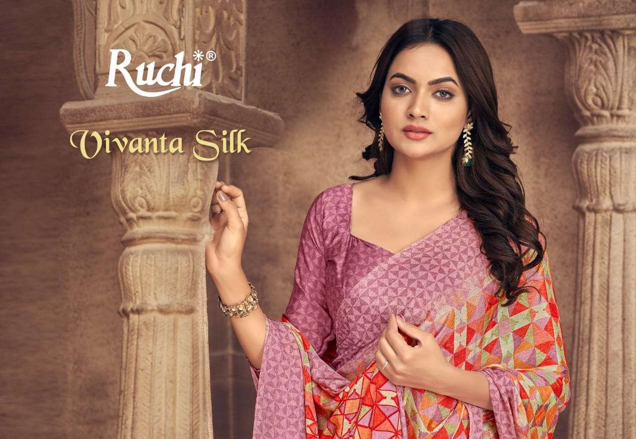 ruchi vivanta silk vol 15 series 21101-21106 crape silk saree