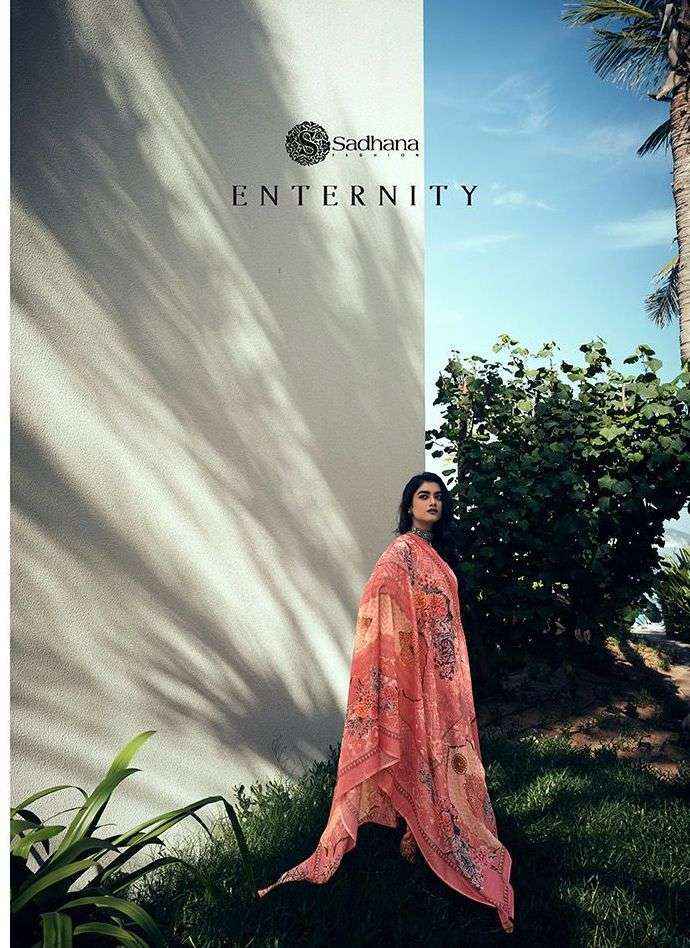 sadhana enternity series 2136-2145 pure jam silk suit 
