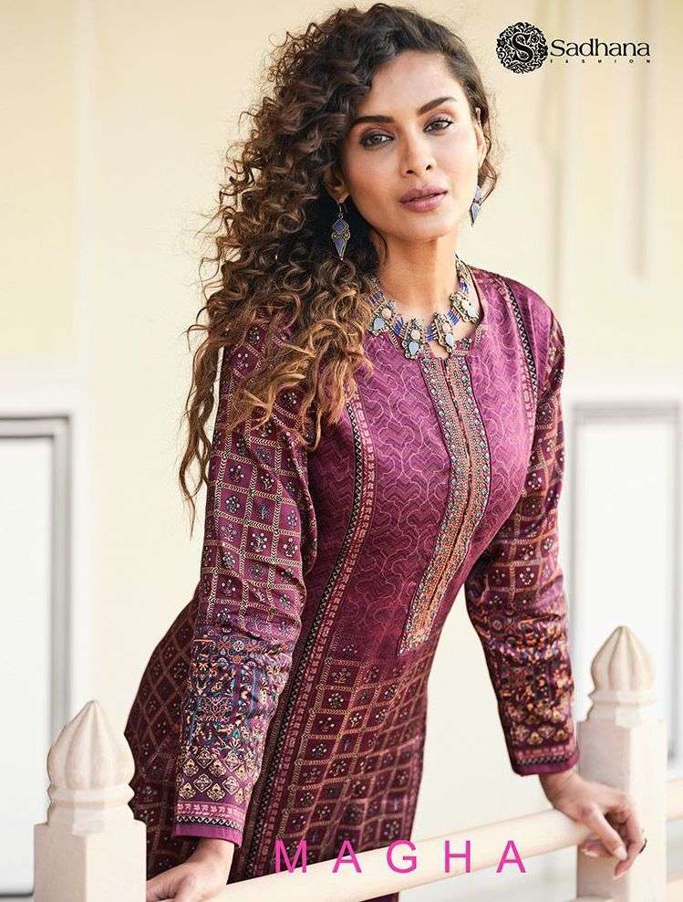 sadhana fashion megha series 2118-2125 pure jam silk suit 