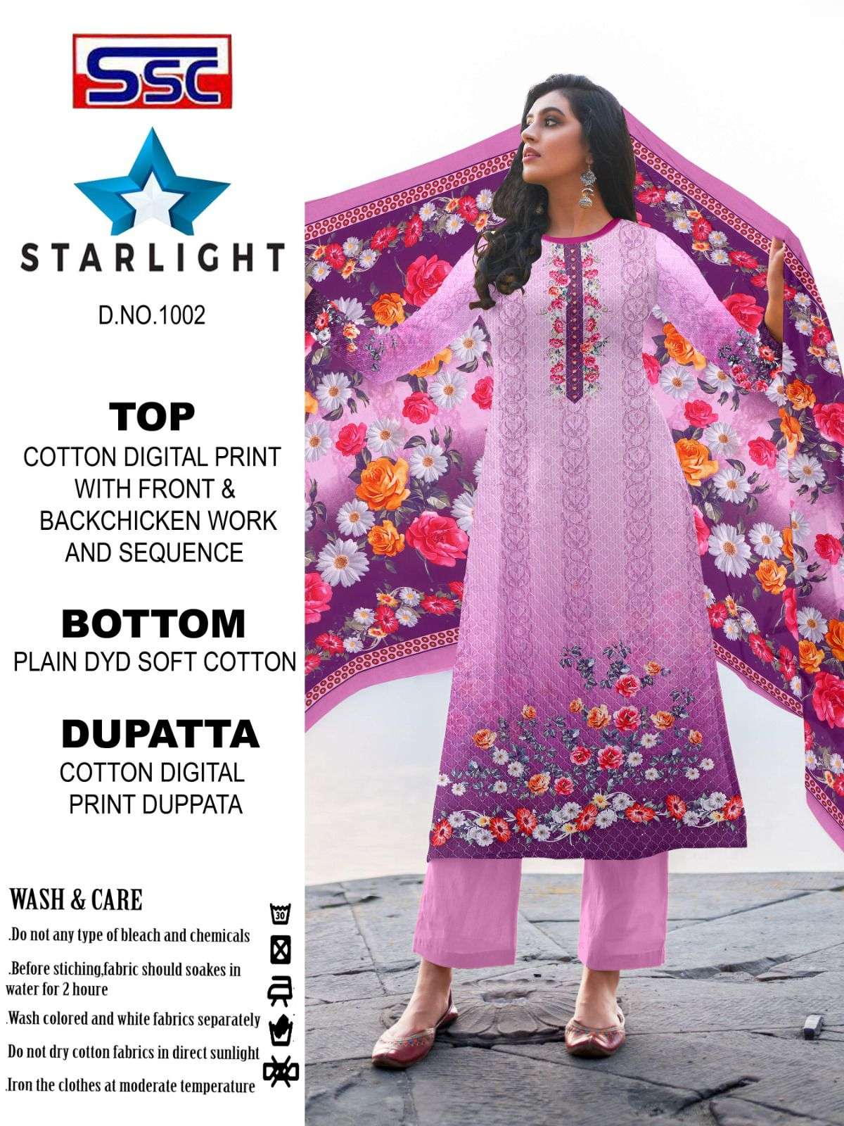 starlight vol 1 series 1001-1004 dyed cotton suit 