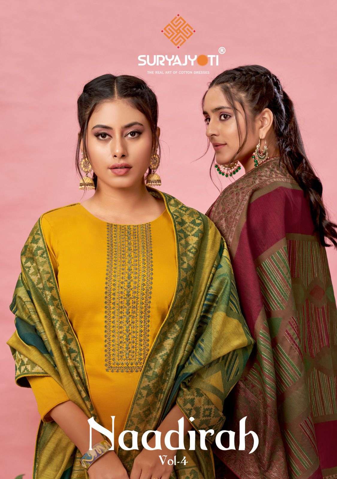 suryajyoti naadirah vol 4 series 4001-4006 jam satin suit 