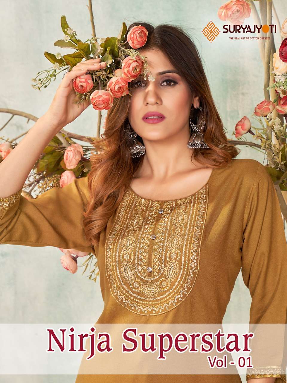 Suryajyoti Nirja Superstar Vol-1 series 1001-1006 Rayon kurti