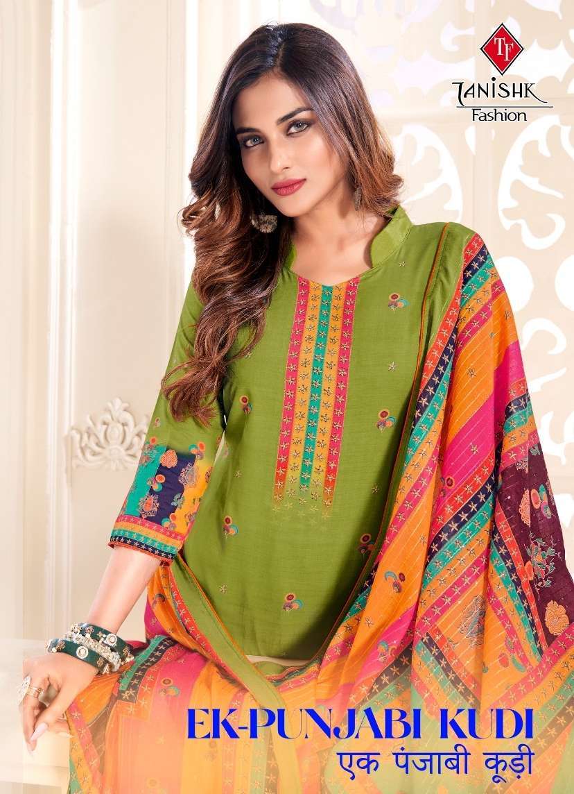 tanishk fashion ek punjabi kudi series 4601-4606 pure muslin suit 