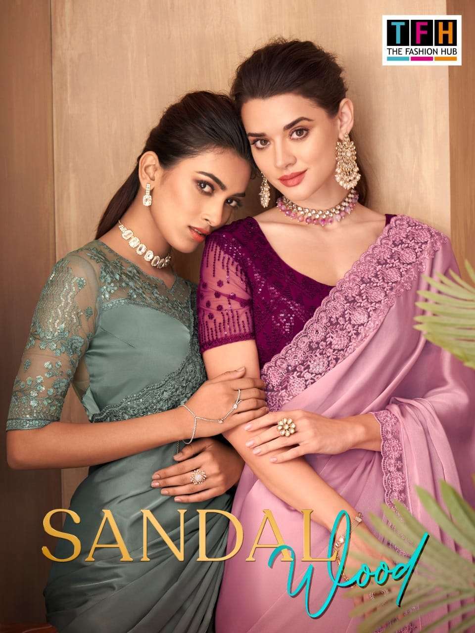 tfh sandalwood vol 11 series 1101-1108 fancy silk saree