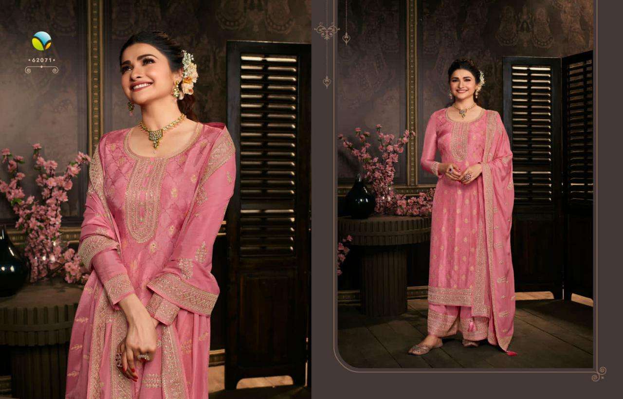 vinay soha designer dola jacquard suit 