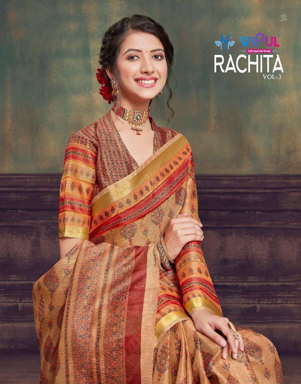 vipul rachita vol 3 series 62441-62453 bhagalpuri saree 