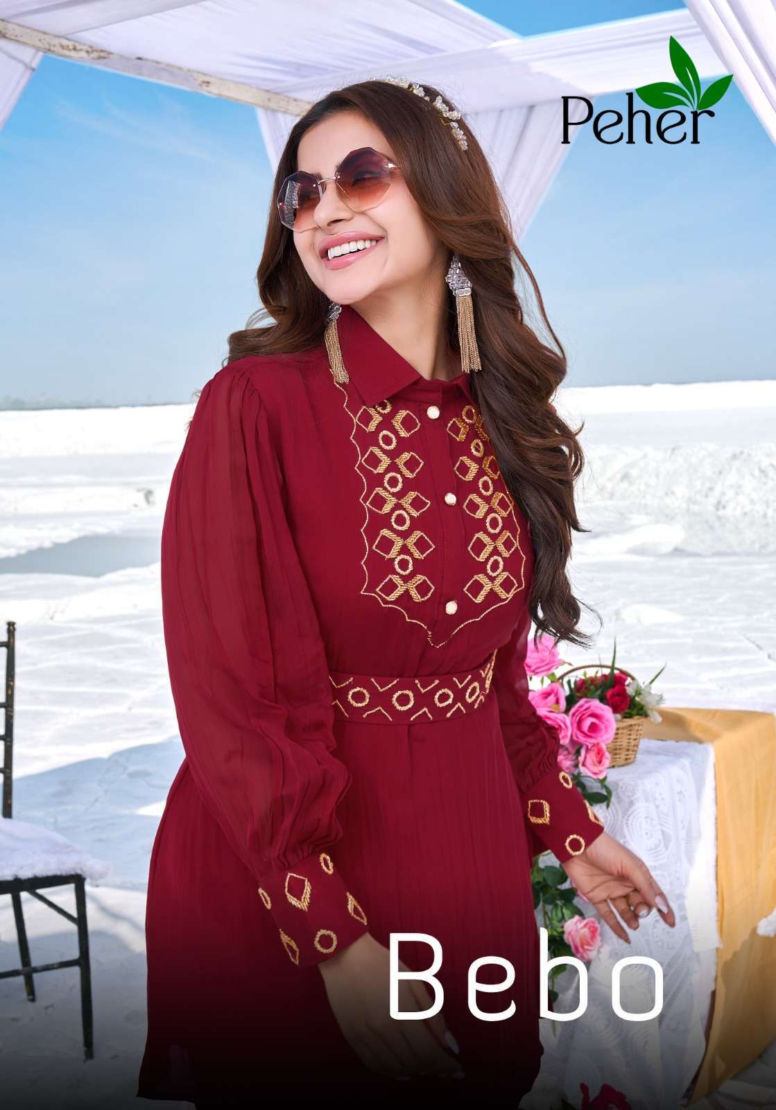 vivils bebo vol 1 series 1001-1005 pure viscose kurti 